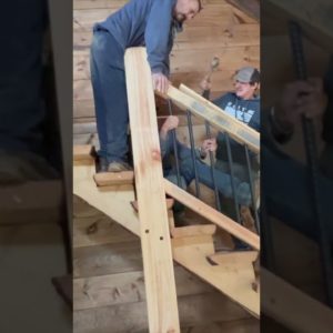 Using rebar for our stair balusters